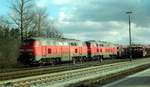 DB 215 905 + 901 Niebüll 26.03.2004