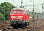 Nachschuss auf die 218 836-5(ex 218 388-7) die mit ordentlichem Tempo durch HH-Harburg fuhr.