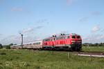 DB 1218 473-7 und 314-3 mit dem IC 2315 nach Frankfurt(Main)Hbf aufgenommen in Risum-Lindholm am 28.05.2017