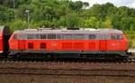 DB Regio Kiel 218 333-3 als Schublok einer RB nach Kiel festgehalten im Bhf Schleswig.