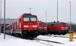 Gastlok DB 245 006-2(REV/MKP/07.04.14) sowie 218 831 und 307 im Bw Niebll.