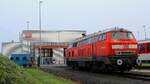 Neue Gastlok: DB 218 438-0, REV/HB X/28.06.18, Niebüll Bw 27.11.2021