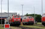 DB 218 307-7 + 218 330 + 218 432-3 und ein Stück 218 385.