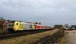 ER 20-011 mir  Karlsruher  und Marschbahn Ersatzpark, Husum 29.01.2017