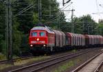 DB 232 668-4 mit EZ 47416 auf dem Weg nach Husum und weiter nach Esbjerg.