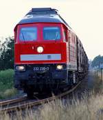 DB 232 230-3 mit dem EZ 47421(Esbjerg-Maschen) aufgenommen in Jübek-Nord.