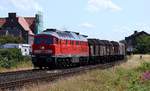 DB 233 662-6(REV/BCS X/23.12.13)auf dem Weg nach Dänemark hier festgehalten am Stellwerk Husum Nord.