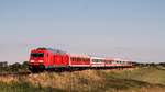 DB 245 026-0 als Schublok eines RE6 von Westerland nach Hamburg.