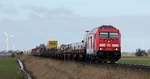 DB 245 027 mit SyltShuttle nach Niebüll, Bü Triangel 06.03.2021