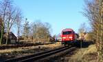 DB 245 027 mit dem IC 2075 Einfahrt Niebüll 26.02.2022