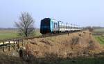 Paribus/NAH.SH/DB 245 207-6 mit RE 6 nach Westerland und nem Spassvogel Tf. Bü Triangel 23.01.2024