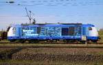 IGT 246 011-1 mit relativ neuer schicker Werbung....Flensburg-Weiche/Altholzkrug.