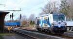 Dann wird abgekuppelt auf das Go gewartet und los gehts...raus aus dem Abstellgleis ins Hauptgleis....EGP 247 906 auf Rangierfahrt in Jübek 16.03.2022 II