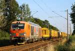 RTS 247 902 mit Eurailpool Bauzug Harrislee Grenze 13.08.2022