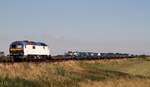 RDC/AutoZugSylt MaK De 2700-11/251 011-3 mit dem AZS 79328 auf dem Weg nach Westerland festgehalten am Dreieckskoog.