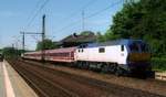 MaK De 2700-01 und 03 mit einem Sonderzug aufgenommen in Schleswig am 18.06.2005