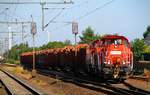 DB 1261 035-0 und 055-8 mit dem EK 53567(zehn Rnoos644 Wagen)auf dem Weg nach Neumünster.