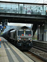 RHC 266 022-1 mit Ölern in Heidelberg Pfaffengrund/Wieblingen am 18.4.2023 