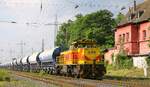 TKSE 549/ 275 116-2 mit Kalkleerzug nach Rohdenhaus, Ratingen-Lintorf 0.5.06.2024