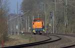 Northrail DE 1002 am Esig in Schleswig Fahrtrichtung Sden.