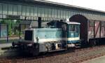 DB 333 048-7 (O&K 26441, 1968 Lg III ) Bahnhof Flensburg 16.08.1991