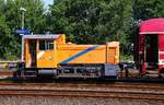 Portrait der northrail/Veolia/NOB 335 106-1 im Bhf Husum.