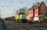 Die Güterzugstrecke von Mülheim-Speldorf nach Troisdorf ist bis heute die wichtigste Verbindung von den Niederlanden und dem Ruhrgebiet in Richtung Süden und zählt zu den am