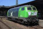 Am 25 Mai 2026 steht AIX Rail 218 461 abgestellt in Karlsruhe Hbf.