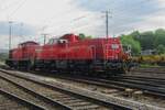 Nicht nür Altbauelloks! DB Cargo 261 039 findet sichselbst zurück in der jahrlichen Lokparade ins DB-Museum in Koblenz-Lützel an 2.Juni 2012.