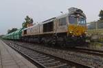Am tr�ben 13 September 2024 treft ex-ECR 247 026 mit ein Kohlezug ins Bahnhof von T�ssling ein -der Fotograf hat dann noch keine Ahnung wie gravierend die Sturmschaden von BORIS werden sollen.