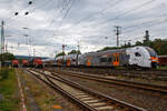 Der Siemens Desiro HC 462 039 fährt am 04.09.2020, als RE 5 (RRX)  Rhein-Express  (Koblenz Hbf - Oberhausen), durch Koblenz-Lützel in Richtung Köln.