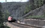 601 TEE Alpen-See-Express auf der Geislinger Steige im Mai 1991.