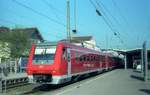 DB 611 001 + 027 Tübingen Hbf 08.04.2002