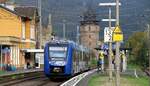 Vlexx 622 433/933 als RE17 beim Halt in Oberwesel. 25.10.2023