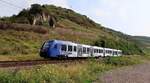 Vlexx 622 433/933 als RE 17 nach Kaiserslautern. Bopparder Hamm 03.08.2024