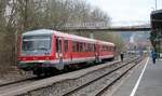 DB 628/928 298 als RE nach Würzburg.