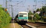 Bwegt 628 486/628 673  Marie  und 628 201 als RE74 nach Husum.