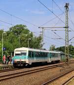 DB/Bwegt 628 673-5 + 486-2 beide Gattung BD als RE 74 nach Kiel.