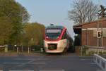 S28 nach Kaarster See im ehemaligen Bahnhof Kaarst.