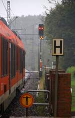 Ausfahrt mit Hp0/Zs1 und gut 15min plus für den RBSH Lint 0648 349/849 in Schleswig.