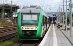 Vectus VT 268/648 168/668 und VT 265/648 165/665 als VEC 25553 nach Limburg stehen abfahrbereit im Hbf Koblenz.