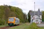 ODEG VT 650.90(650 090-3) als RB 13. Station Gadebusch 25.04.2018