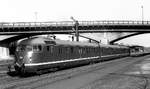 DB 612 507 Ausfahrt Flensburg 27.04.1982