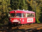 AKN 798 308-2 als DPE 91626 dieselt hier mit  Kerstins Sonderfahrt zum 50.ten  durch Schleswig Richtung Flensburg(Sonderfahrt NMS-RD-SL-FL weiter als DPE 91618 über Eckernförde-Kiel nach