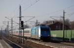 101 016-4  Unicef  mit dem IC 141 nach Berlin Ostbahnhof in Rathenow.