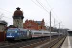 101 070-1  Adler Mannheim  mit dem IC 144 von Berlin Ostbahnhof nach Schiphol (Airport) in Rathenow.