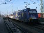 Whrend andere Leute am Sonntag ausschlafen,war ich,am 25.September 2011,gegen 09:00 Uhr auf dem Bahnhof in Bergen/Rgen um 101 101 mit dem IC 2356 Binz-Frankfurt zufotografieren.