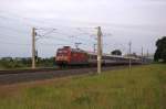 101 051-1 mit dem EC 172  Vindobona  von Villach Hbf nach Hamburg-Altona in Vietznitz.