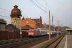 101 092-5  Bernina Express  mit dem IC 1929 von Berlin Südkreuz nach Köln Hbf in Rathenow.