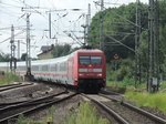 101 062 war am 3.9.16 am IC 2376 hier zusehen im Bahnhof Bad Kleinen